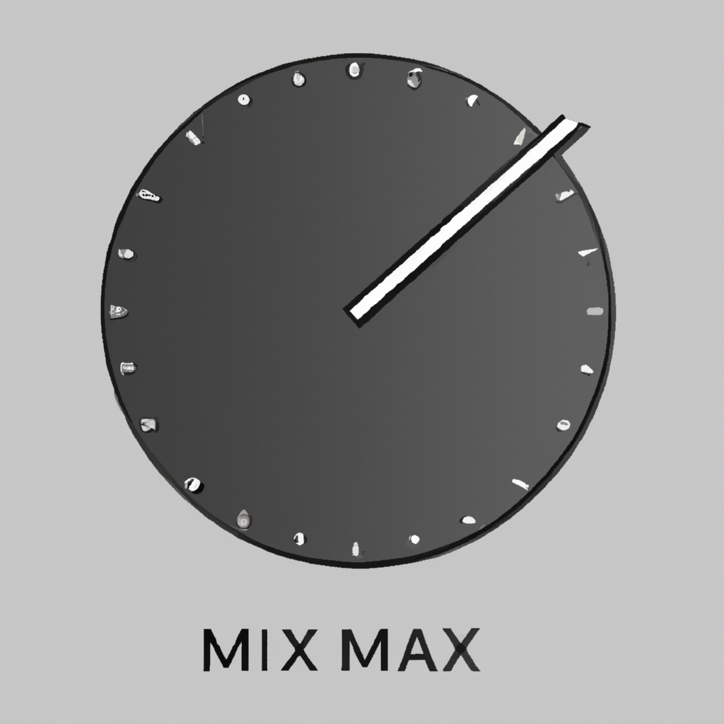 Minimal clock icon card for delivery time