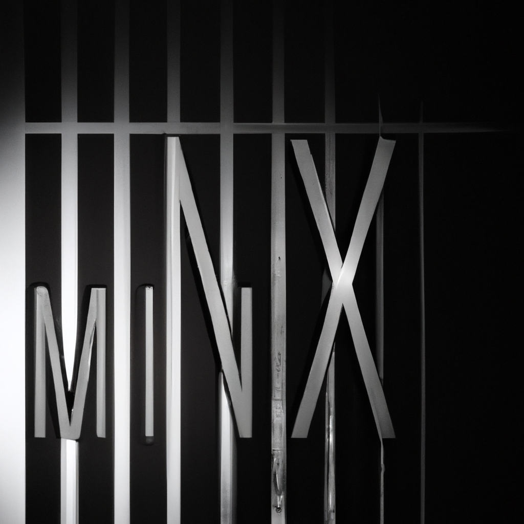 Minimal values collage with light beams and grid typography