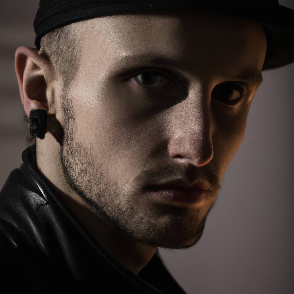 AI-generated portrait of Creative Lead Alex in soft diffused light